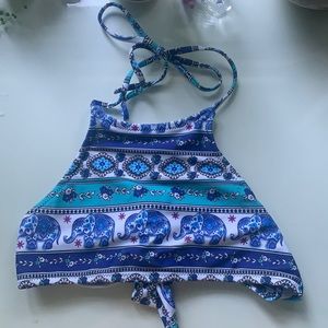 Halter bikini top